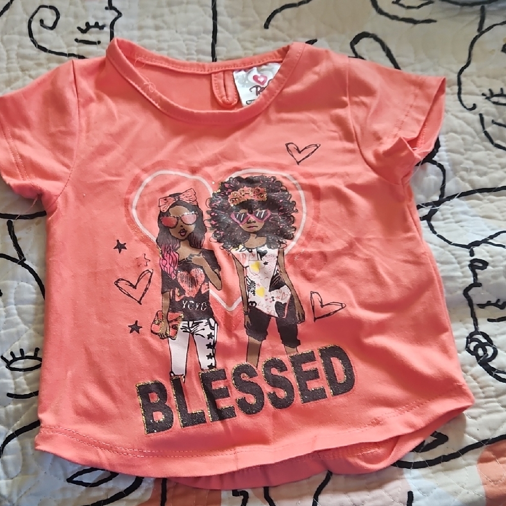 Blessed Kids Graphic T-Shirt - Pink